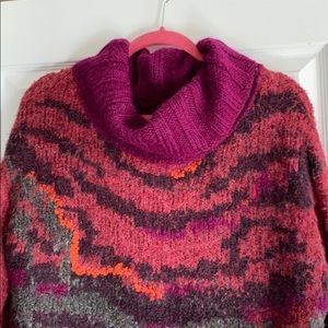 Free People Oversized Cowl Neck Sweater S